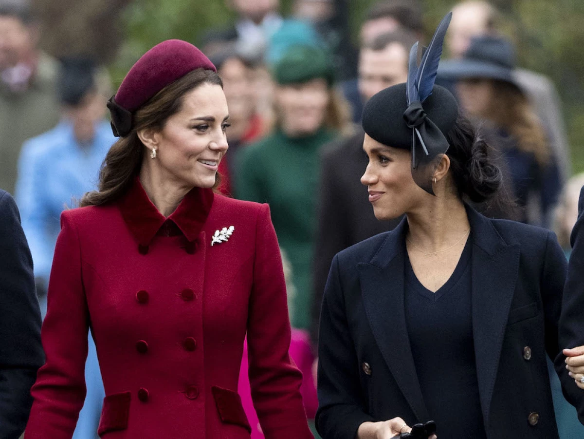 The Royal Family Attend Church On Christmas Day