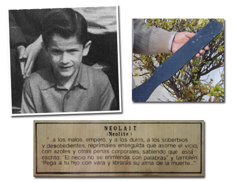 La educación primaria de Lujambio fue a la `antigüita´, es decir, era corregido con una suela de neolite por los padres benedictos del Colegio Tepeyac.