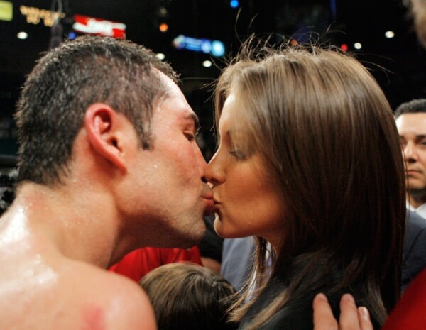 Oscar y Millie, luego de una pelea en 2007.