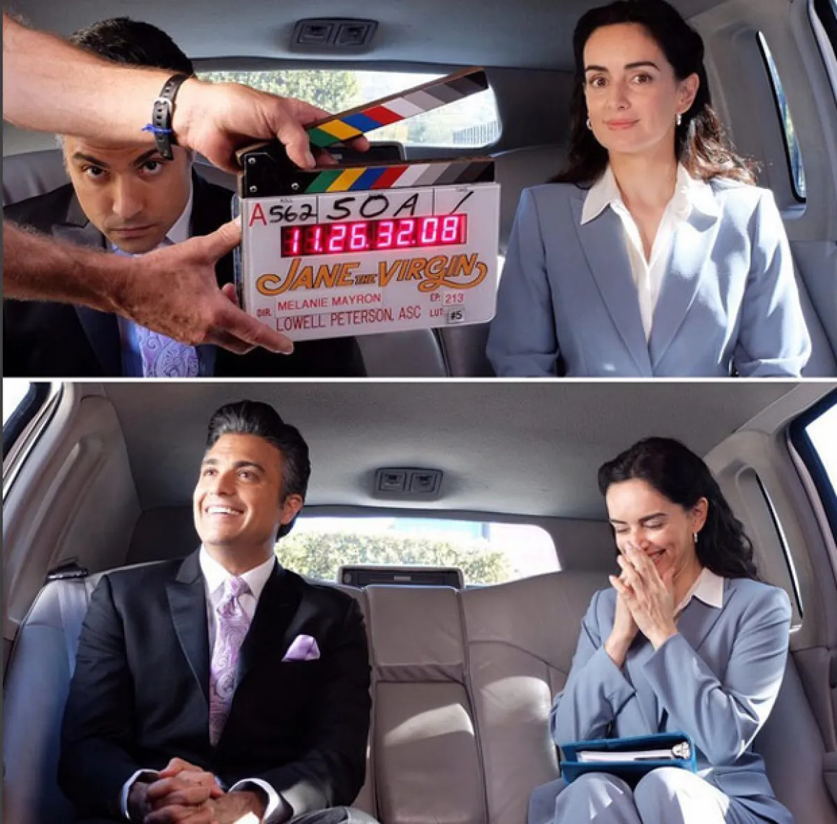 Jaime Camil presumió el primer día de Ana de la Reguera en el set de Jane the Virgin.