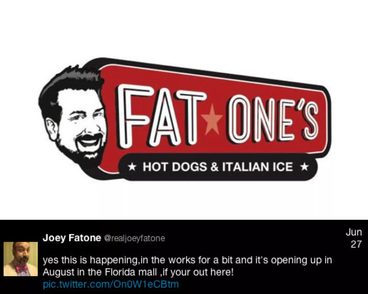 A través de Twitter, Joey anunció el inicio de su etapa como empresario.