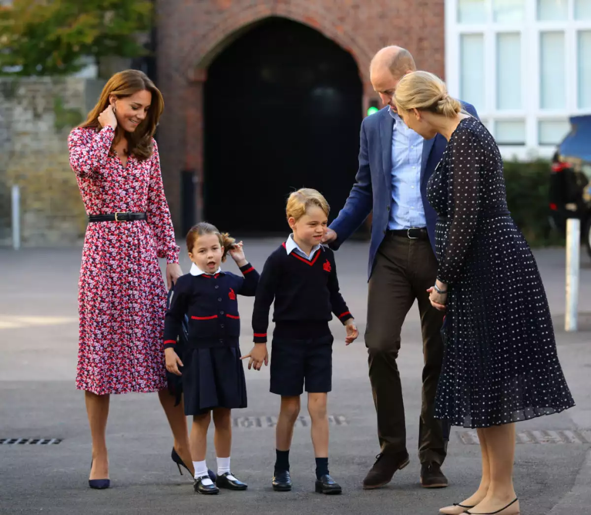 Princesa Charlotte y el príncipe George