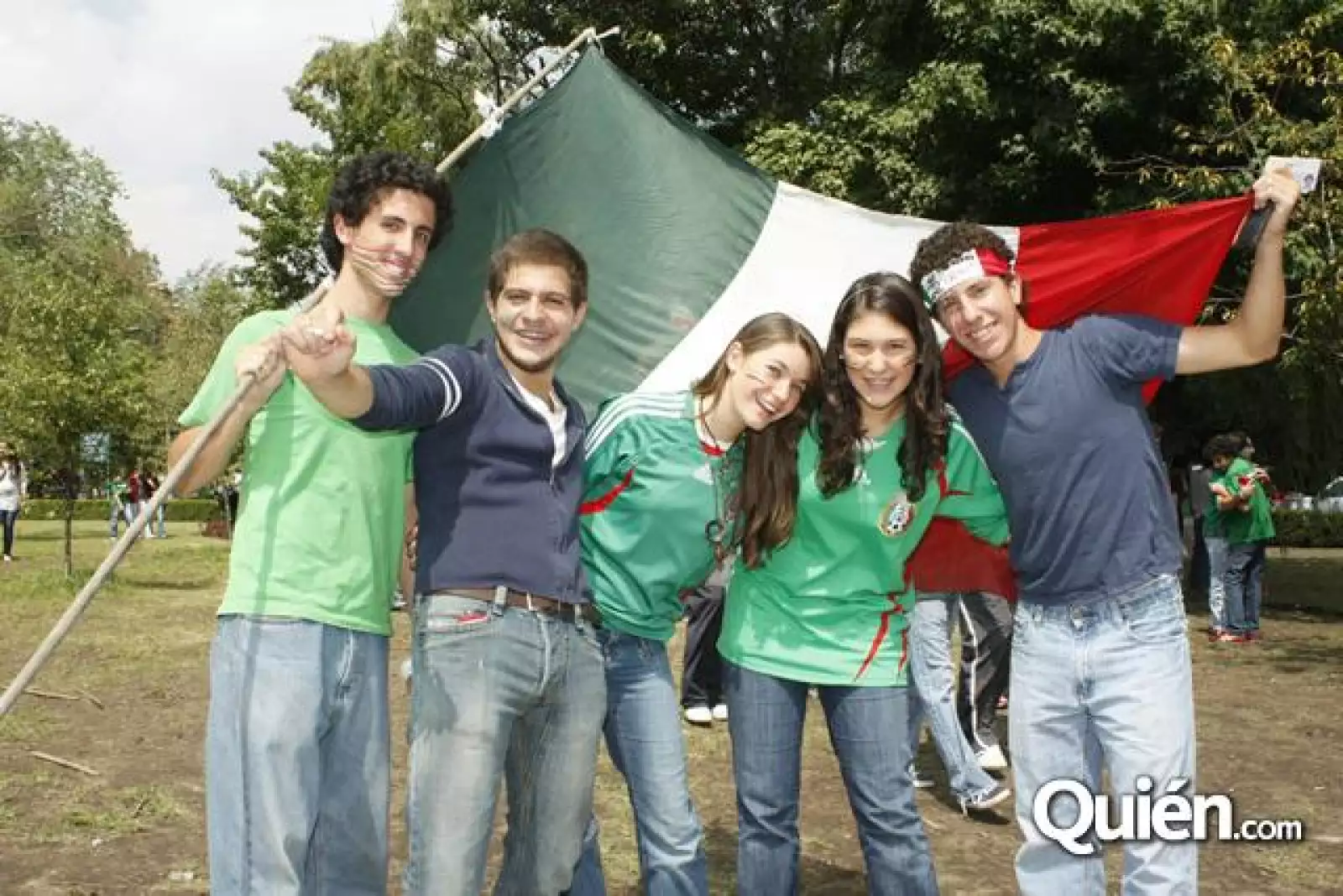 Festejo México-Uruguay