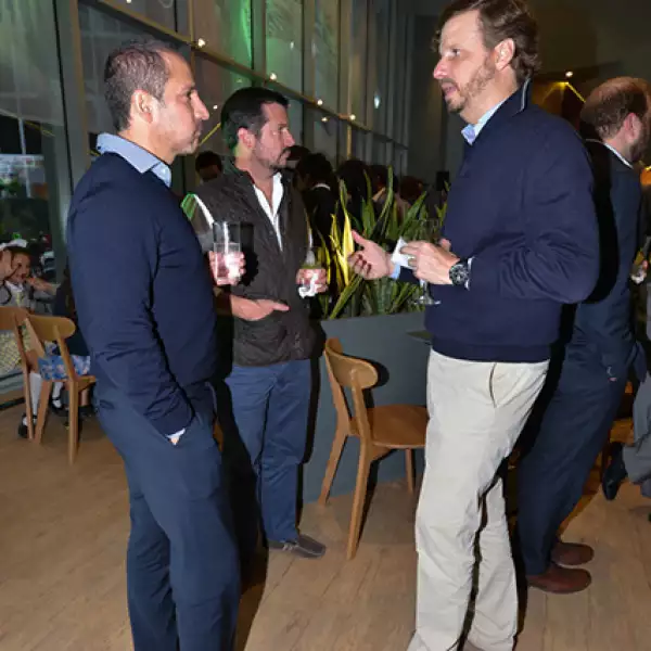 Manuel Castillo, Eugenio Olvera y Javier de la Barra.