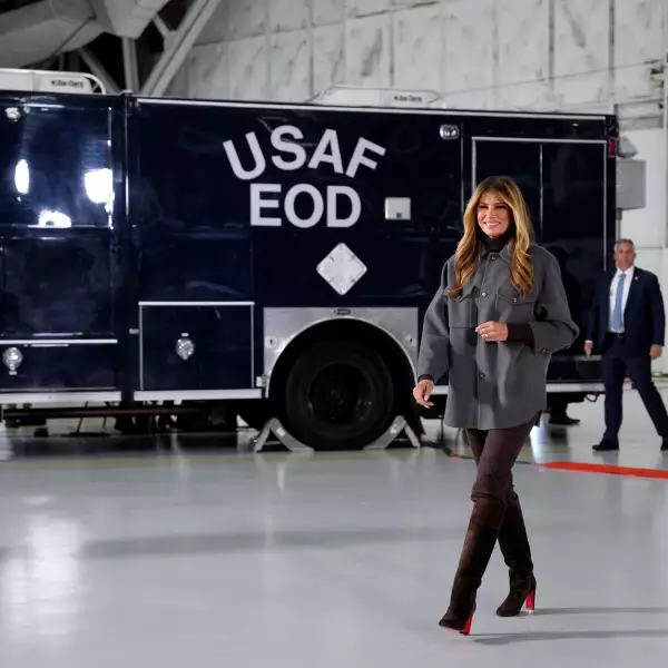 First Lady Melania Trump Hosts American Red Cross Holiday Care Package Event With Military Spouses