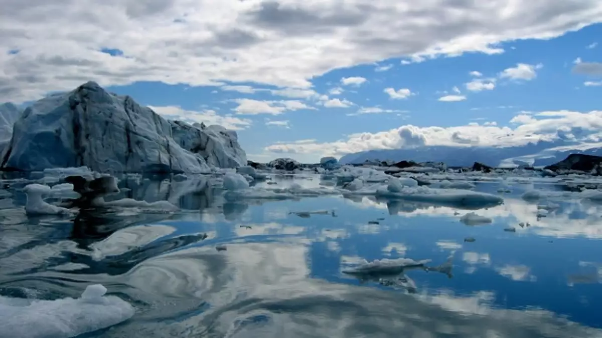 oceano atlantico glaciar iceberg
