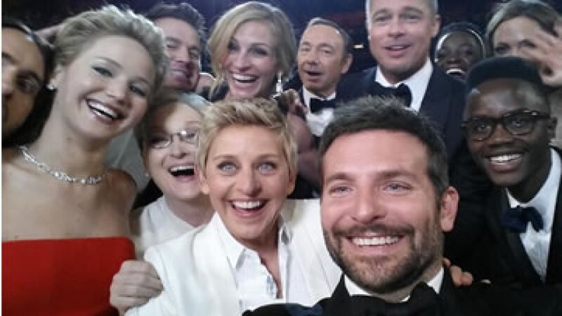 Esta es la selfie que rompió récord en Twitter.