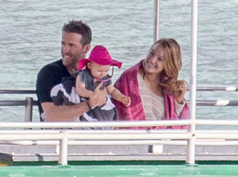 Ryan Reynolds llevó a la pequeña James a Australia para visitar a Blake.