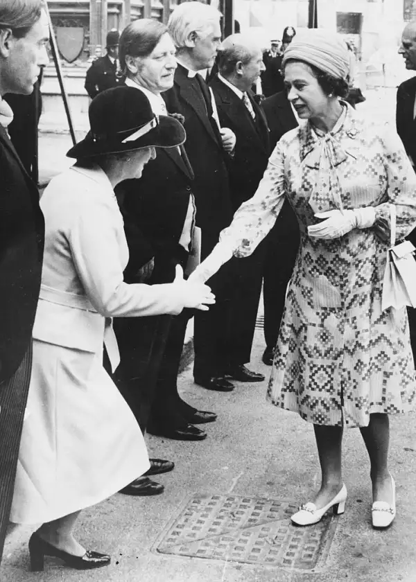 Margaret Thatcher And Queen Elizabeth II