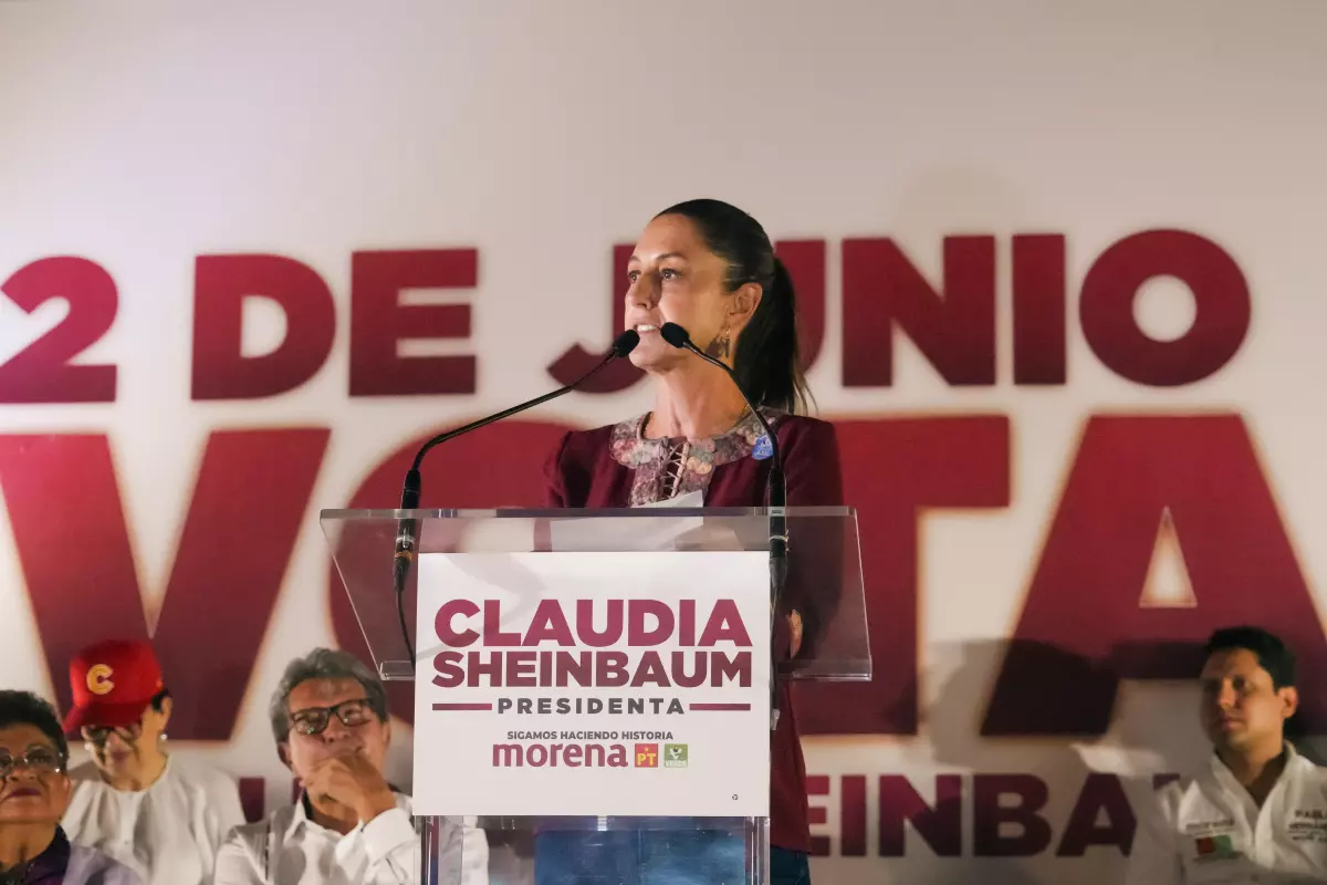 Claudia Sheinbaum en la BJ