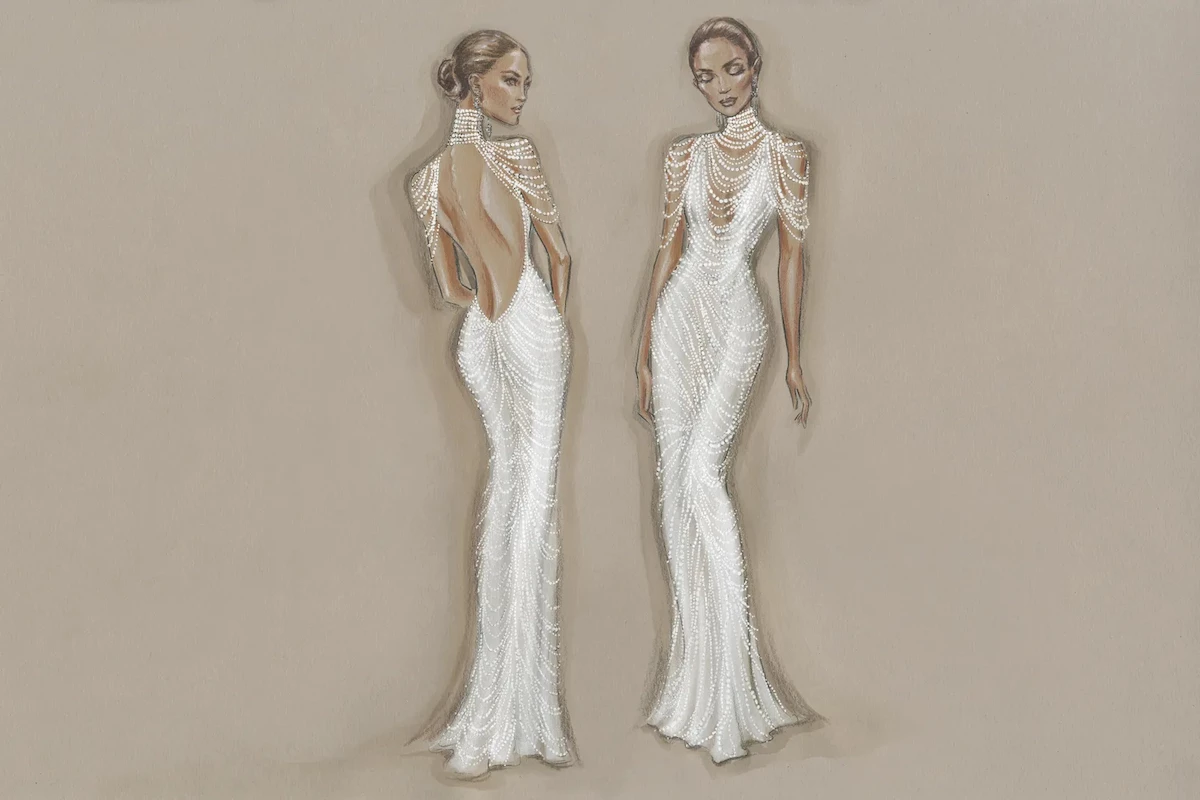 Estos son TRES vestidos que Ralph Lauren hizo la boda de JLo