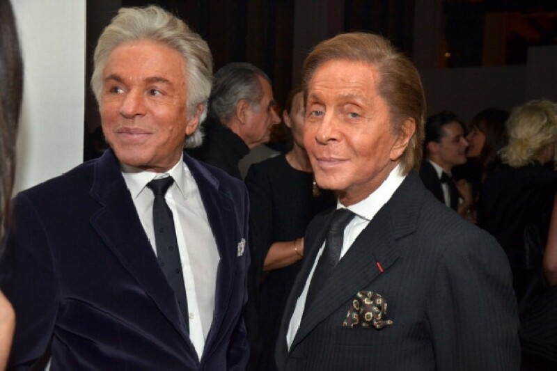 Valentino, el diseñador del vestido de Tatiana y posible invitado a la boda por su cercana relación a la familia real.