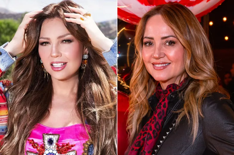 Thalía y Andrea Legarreta