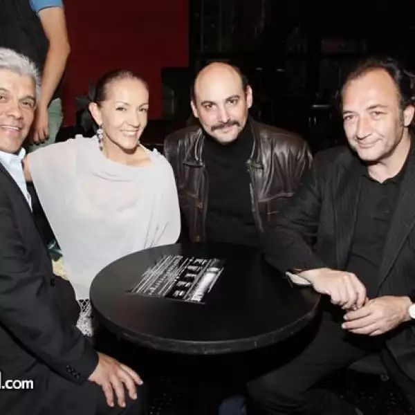 Marco Antonio Silva,Lucía Saldaña,l Rodrigo Vázquez y Carlo Demichelis