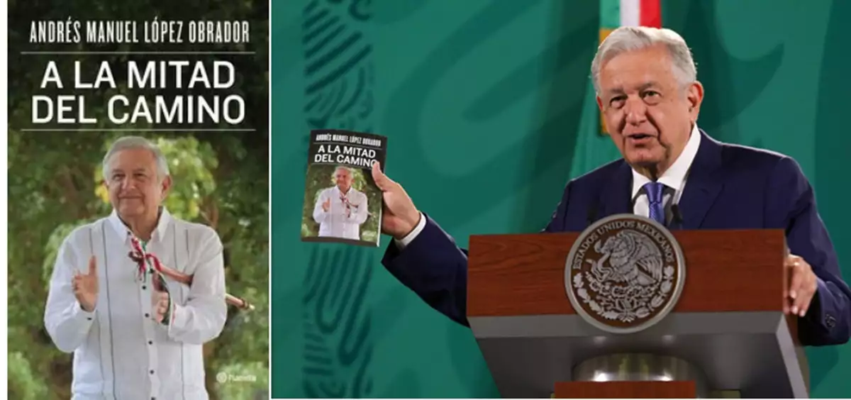 AMLO presenta su nuevo libro A mitad del camino