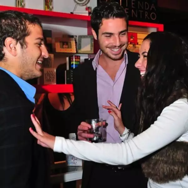 Abraham Cohen,Elías Saadia y Ana Kupfer