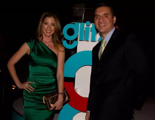 María Inés y Manuel Cuan durante la presentación oficial de Glitz.