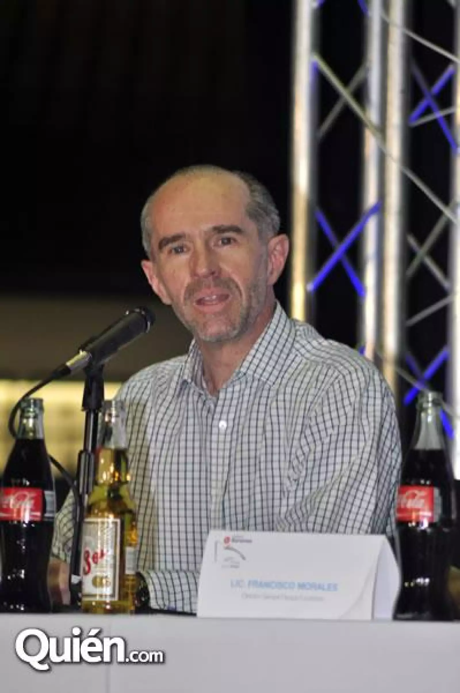 Benny en la presentación del Auditorio Banamex