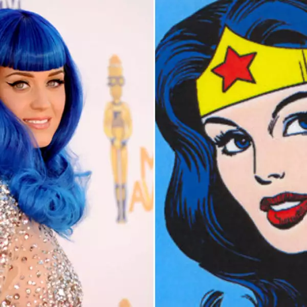 Katy Perry es la heroína de la música pop; además de eso, se parece mucho a la sexy Wonderwoman.