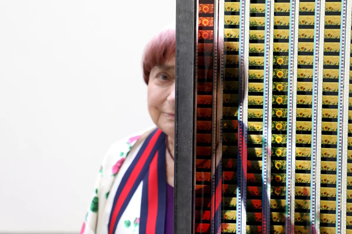 Vernissage Exposition Agnes Varda "Une Cabane De Cinema: La Serre Du Bonheur" At Galerie Nathalie Obadia