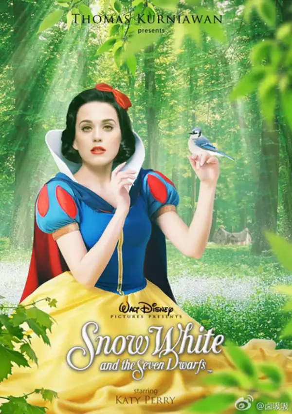 Katy Perry como Blancanieves.