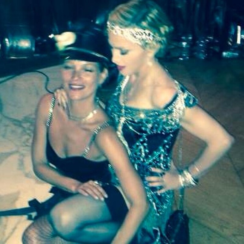 Kate Moss fue una de la exclusivas invitadas a la celebración de Madonna.