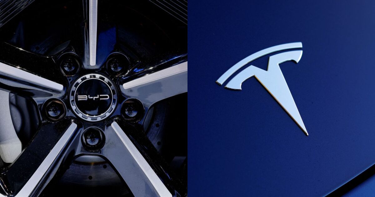 BYD, 2023'ün dördüncü çeyreğinde elektrikli otomobil satışlarında Tesla'yı geride bıraktı