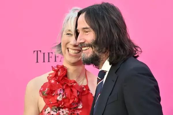 El actor Keanu Reeves y su novia Alexandra Grant en una gala en Los Ángeles
