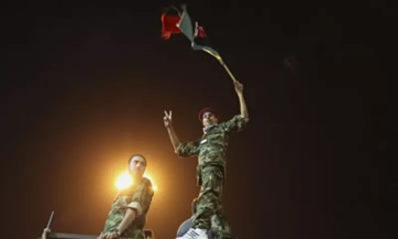 Las fuerzas rebeldes llegaron al corazón de Trípoli. (Foto: AP)