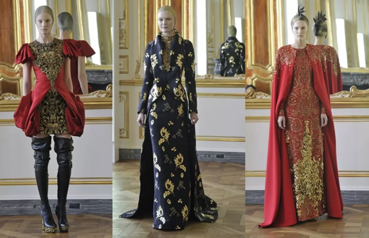 Algunos diseños de la última colección de McQueen.