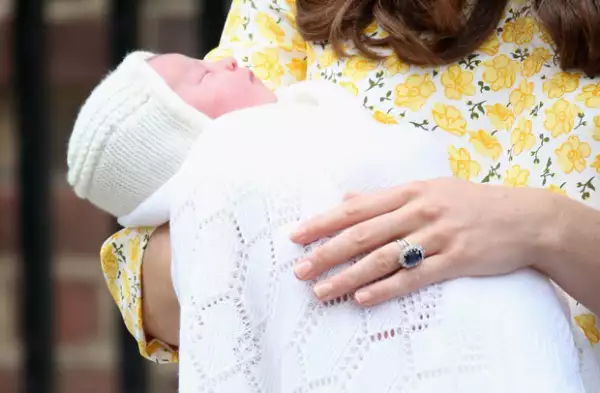 Esta es la primer fotografía de la hija de los Duques de Cambridge.