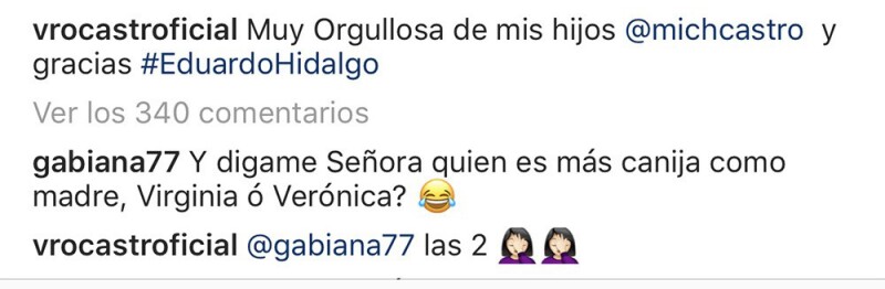 Verónica Castro en Instagram