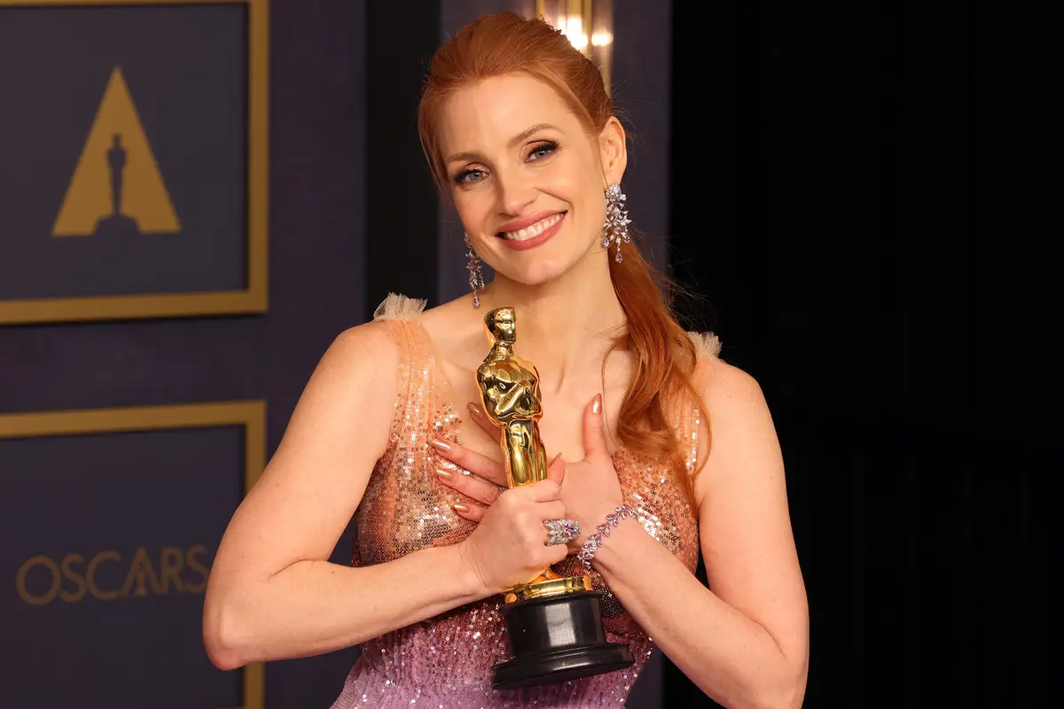 Jessica Chastain describe la energía cargada en el Oscar tras la bofetada de Will Smith a Chris Rock