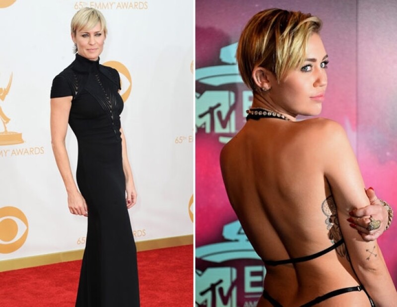 Robin Wright de 43 años continúa siendo uno de los rostros más bellos de Hollywood. Miley y su actitud la llevaron al lugar 99.