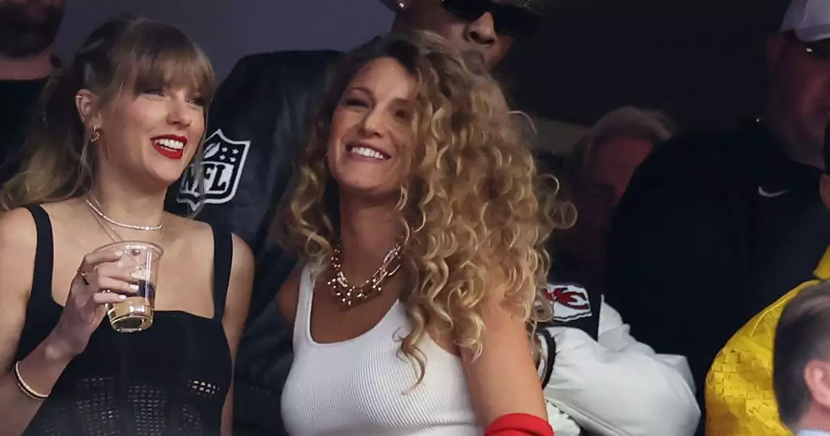 Taylor-Swift-y-Blake-Lively-en-superbowl-2025