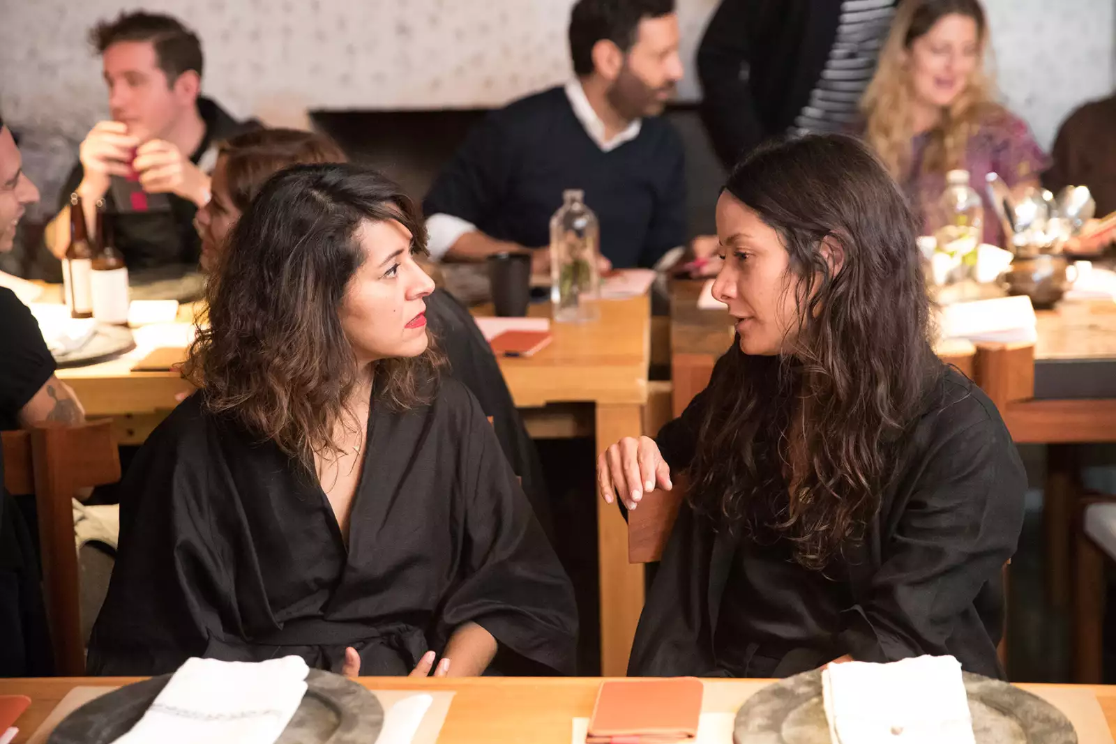 Cena con los miembros del consejo de "Campamento"