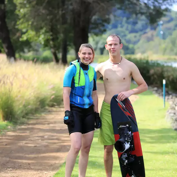 Katia  y Carlos Otero Jr