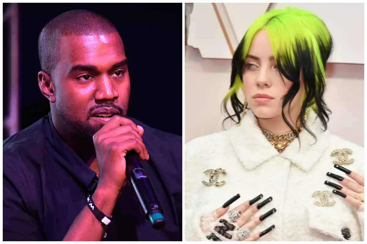 Kanye West y Billie Eilish 