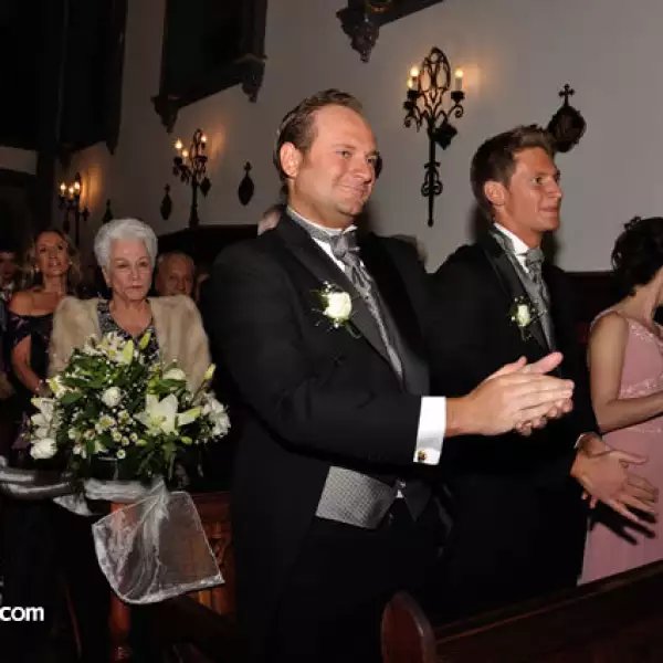 Eduardo,Santiago,Ceci y Lucy González Cueto