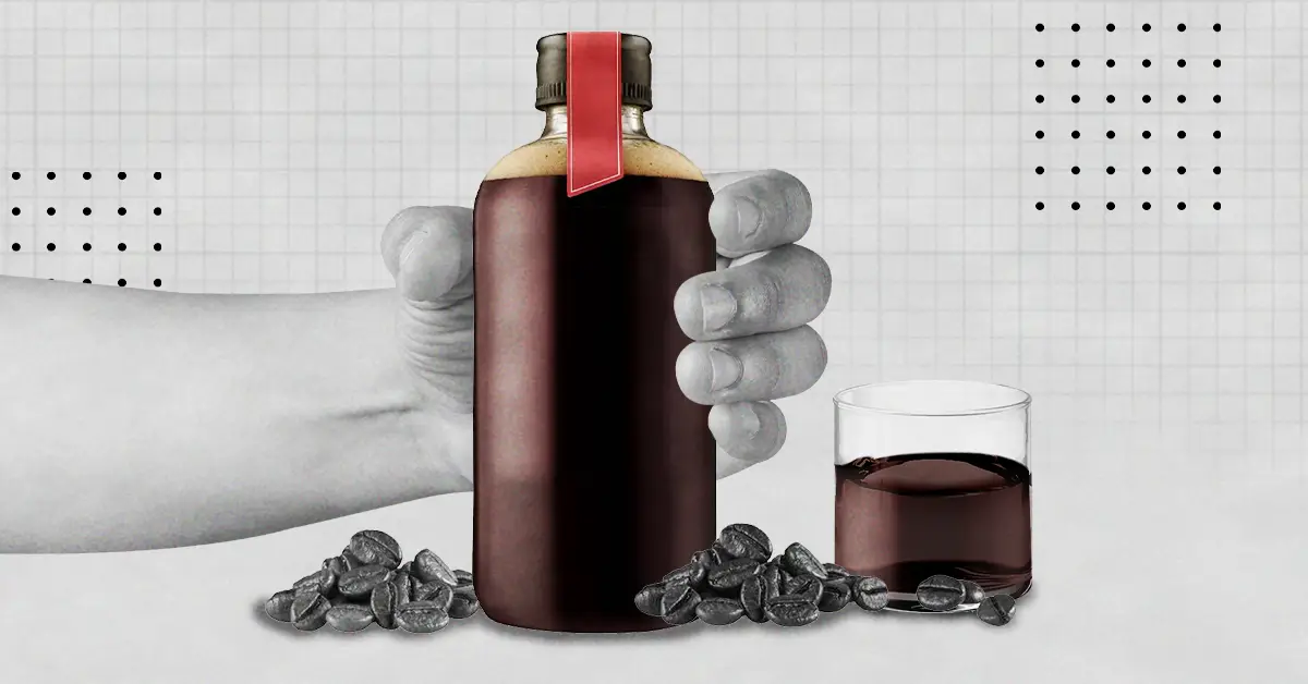 Una botella de Licor 43 carajillo
