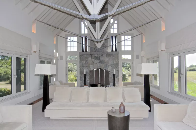 Sala de la lujosa residencia