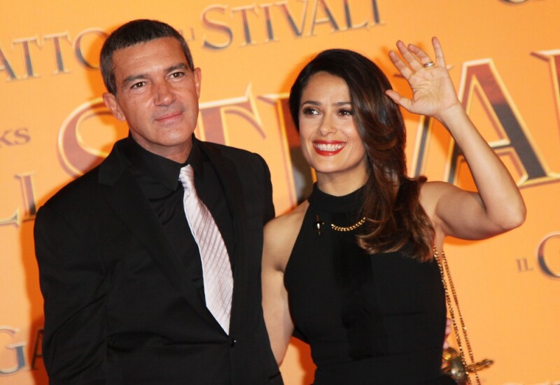 Antonio Banderas y Salma Hayek
