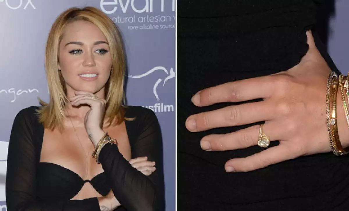 Liam se le propuso a Miley en 2012.