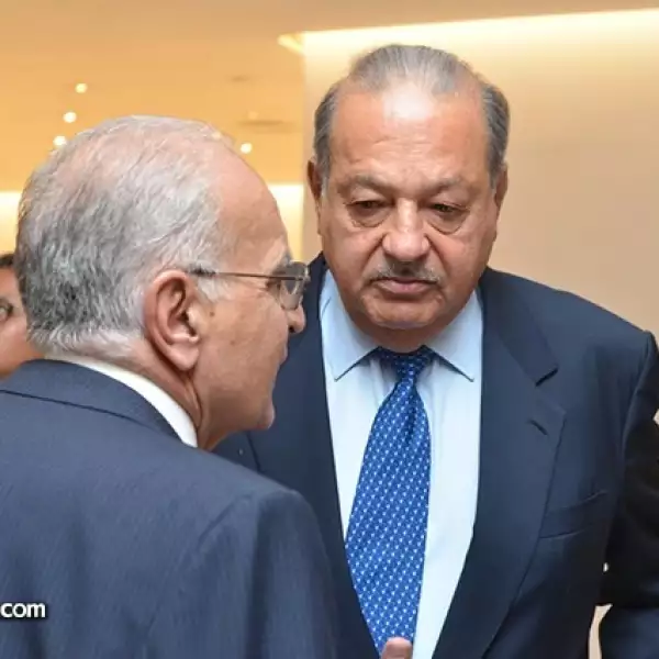 Dr. Daniel Stamboulian y Carlos Slim Helú.