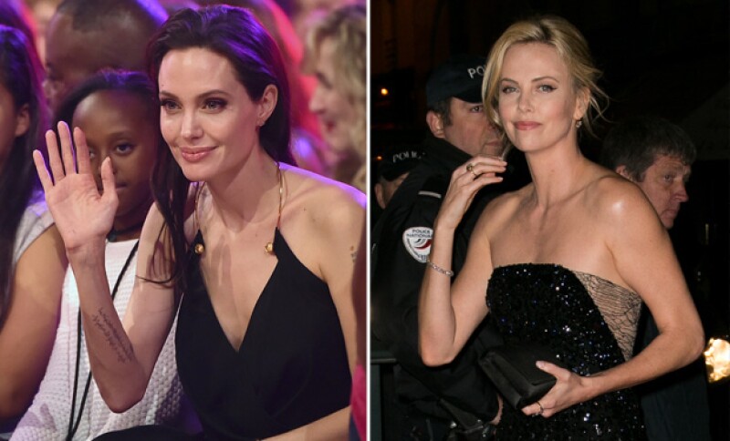En la primera filtración de información Angelina Jolie y Charlize se vieron envueltas en escándalo.