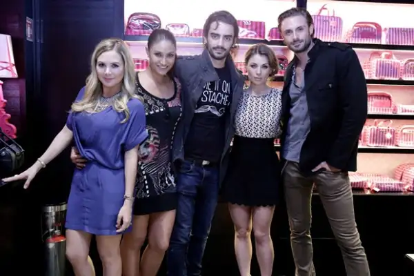 Florencia de Saracho, Sachi Tamashiro, Diego Amozurrutia y Alex Brizuela.