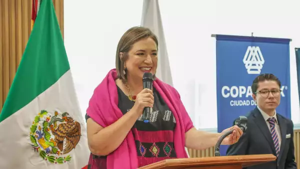 Xóchitl Gálvez con Coparmex