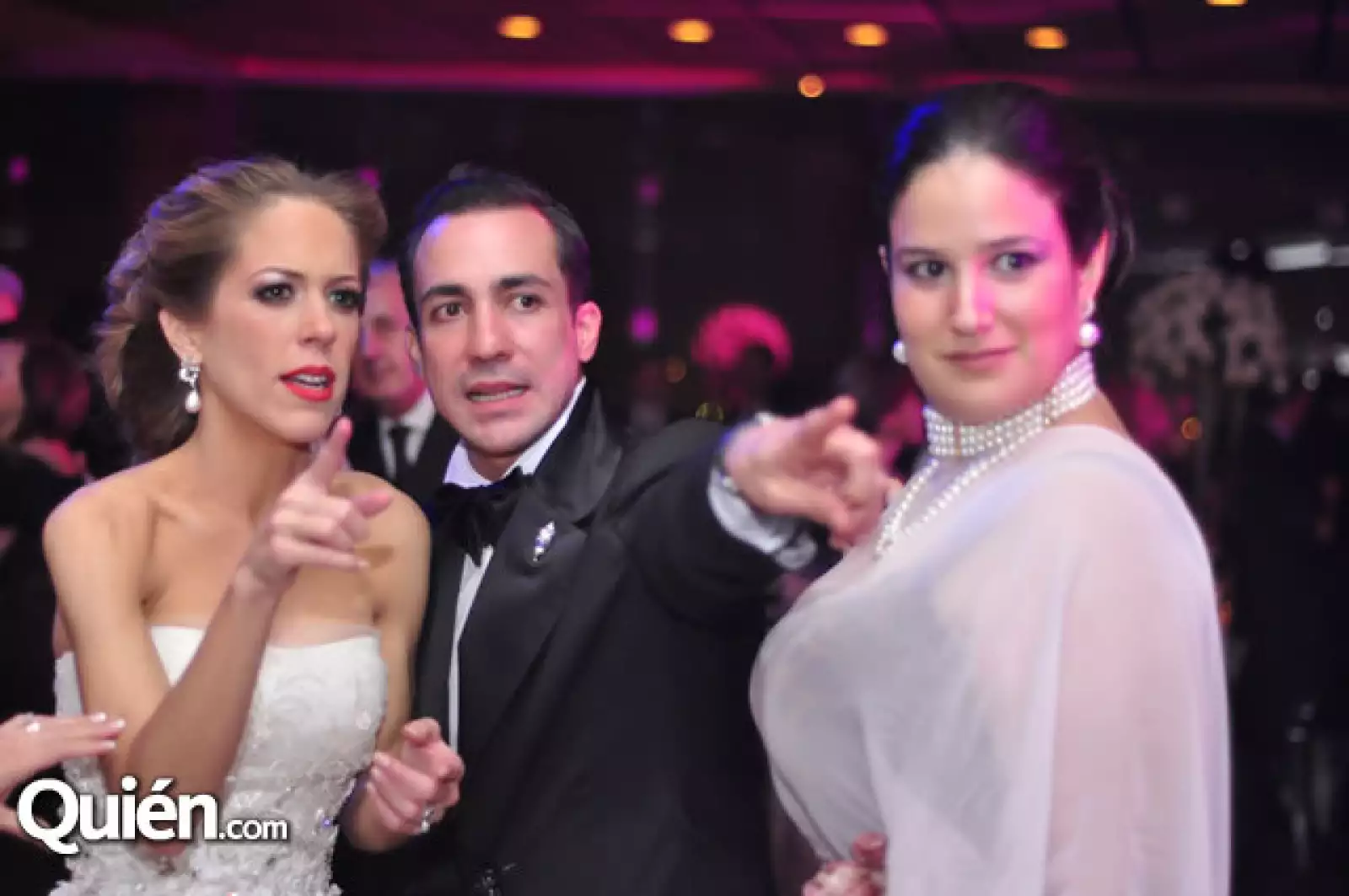 Carolina de Bichara,Alejandro Carlín y Mimi González