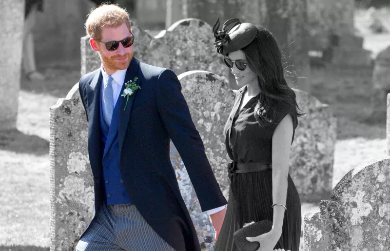 The wedding of Daisy Jenks and Charlie van Straubenzee, St Mary the Virgin Church, Frensham, Surrey, UK - 04 Aug 2018