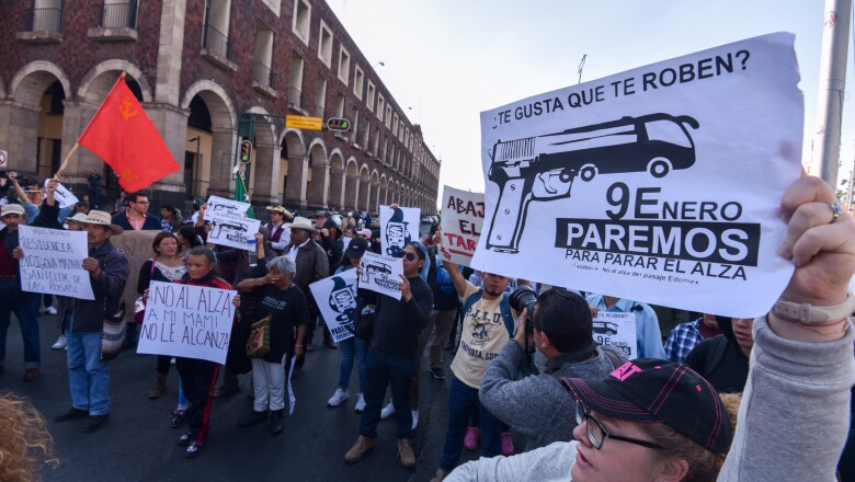 Protesta en el Edomex 2